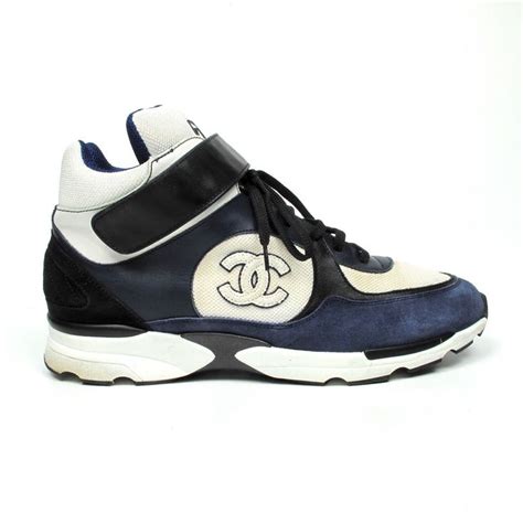 mens chanel running sneakers|high top Chanel sneakers.